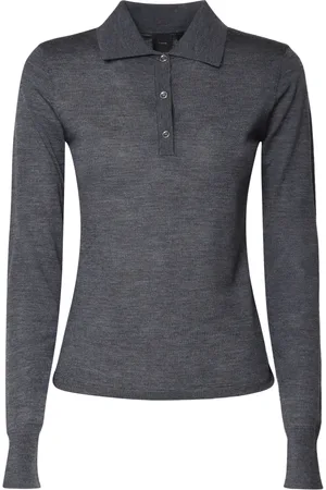 Pinko Mujer, Camisetas, Gris, Talla: L