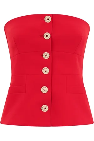 Pinko Mujer, Camisetas, Rojo, Talla: XS