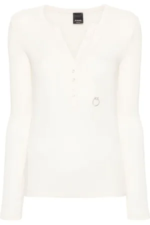 Pinko Mujer, Camisetas, Blanco, Talla: S