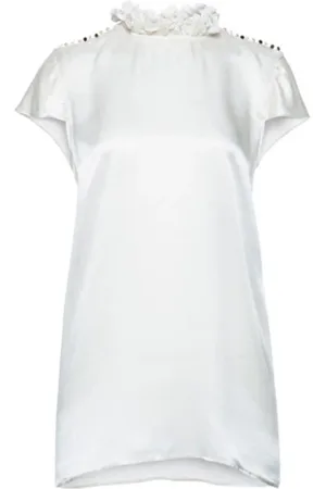 Manila Grace Mujer, Blusas y Camisas, Blanco, Talla: S