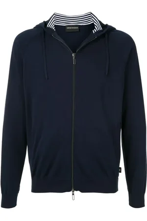 Emporio Armani Hombre, Sudaderas, Azul, Talla: M
