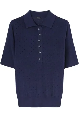 Aspesi Mujer, Camisetas, Azul, Talla: S