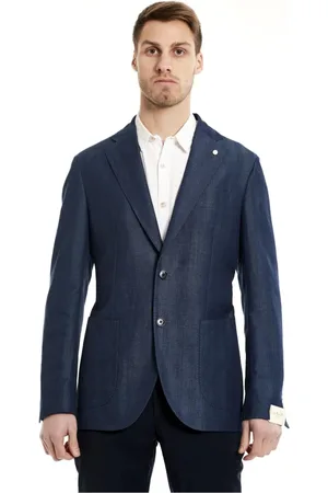 LUIGI BIANCHI MANTOVA Hombre, Chaquetas, Azul, Talla: L