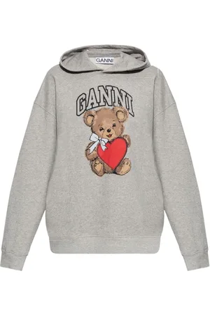 Ganni Mujer, Sudaderas, Gris, Talla: 2XS