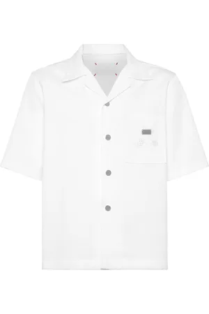 Philipp Plein Hombre, Camisas, Blanco, Talla: L