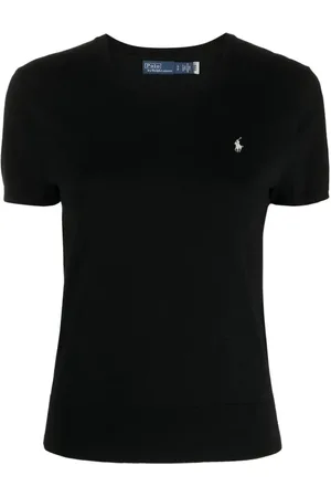 Ralph Lauren Mujer, Camisetas, Negro, Talla: L