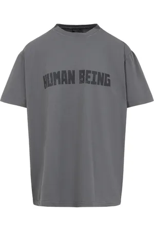 Balenciaga Hombre, Camisetas, Gris, Talla: L