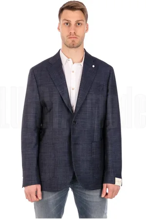 LUIGI BIANCHI MANTOVA Hombre, Chaquetas, Azul, Talla: L