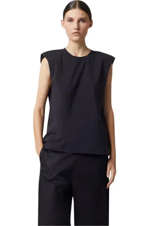 ALPHA STUDIO Mujer, Camisetas, Negro, Talla: S