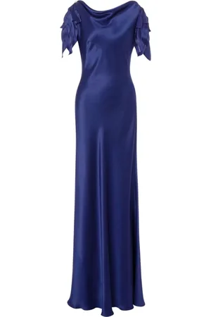 Alberta Ferretti Mujer, Vestidos, Azul, Talla: L
