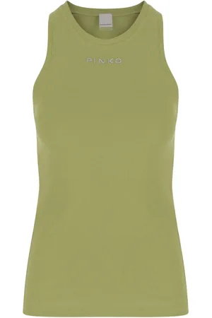 Pinko Mujer, Camisetas, Verde, Talla: XS