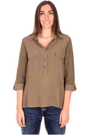 Elena Miro Mujer, Blusas y Camisas, Verde, Talla: S