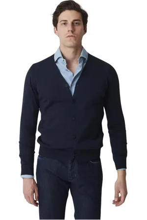 ALPHA STUDIO Hombre, Jerseys, Azul, Talla: M