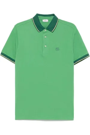Etro Hombre, Camisetas, Verde, Talla: L
