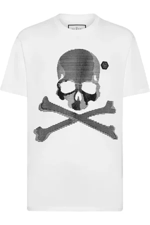 Philipp Plein Hombre, Camisetas, Blanco, Talla: XS