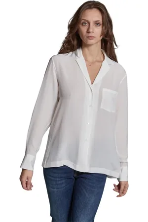 caliban Mujer, Blusas y Camisas, Blanco, Talla: L