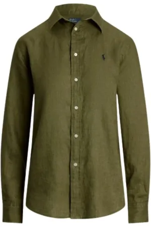 Ralph Lauren Mujer, Blusas y Camisas, Verde, Talla: M