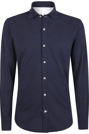 ELEVENTY Hombre, Camisas, Azul, Talla: 4XL