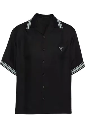 Prada Hombre, Camisas, Negro, Talla: L