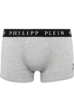 Philipp Plein Hombre, Ropa interior, Gris, Talla: L