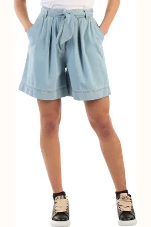 Pinko Mujer, Pantalones cortos, Azul, Talla: XS
