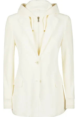 ELEVENTY Mujer, Chaquetas, Blanco, Talla: XS