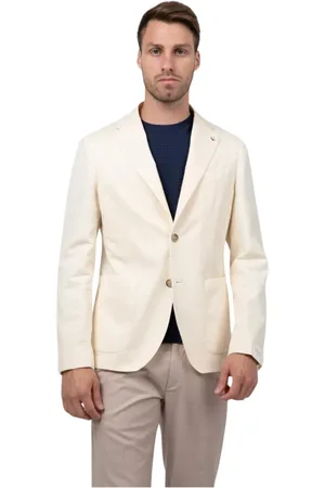 L.B.M. 1911 Hombre, Chaquetas, Blanco, Talla: L