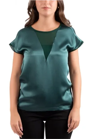 Pinko Mujer, Blusas y Camisas, Verde, Talla: S