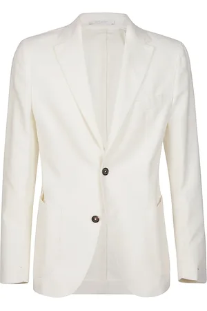 ELEVENTY Hombre, Chaquetas, Blanco, Talla: L