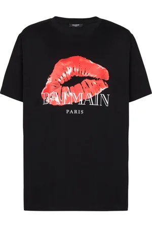 Balmain Hombre, Camisetas, Negro, Talla: L