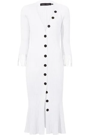 Proenza Schouler Mujer, Vestidos, Blanco, Talla: M