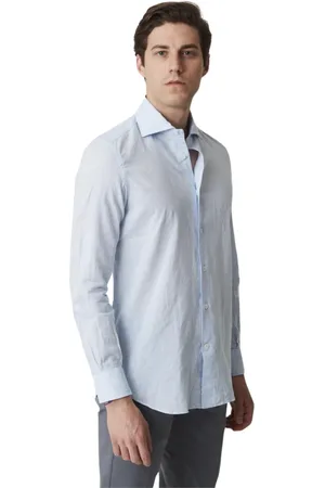 MAZZARELLI Hombre, Camisas, Azul, Talla: XL