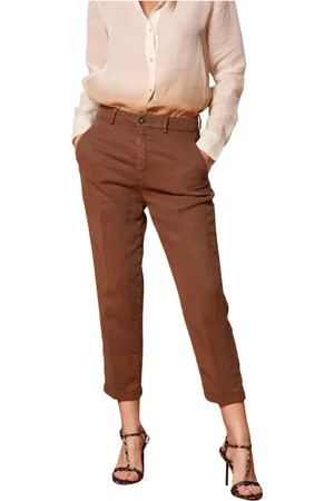 Masons Mujer, Pantalones, Marrón, Talla: M
