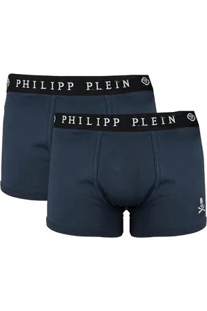 Philipp Plein Hombre, Ropa interior, Azul, Talla: S