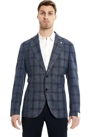 LUIGI BIANCHI MANTOVA Hombre, Chaquetas, Azul, Talla: L