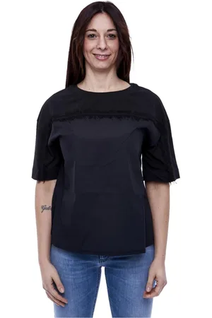 ALPHA STUDIO Mujer, Camisetas, Negro, Talla: XS