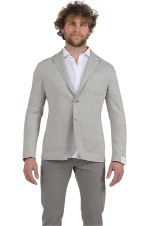 L.B.M. 1911 Hombre, Chaquetas, Gris, Talla: M