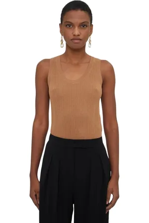 Max Mara Mujer, Camisetas, Marrón, Talla: L