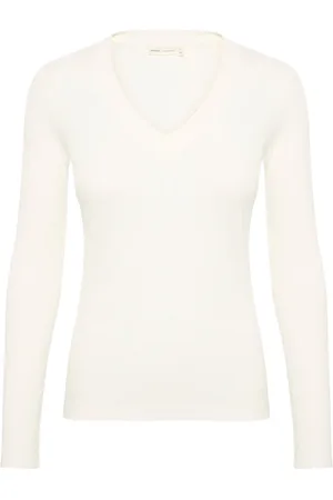 INWEAR Mujer, Camisetas, Blanco, Talla: L