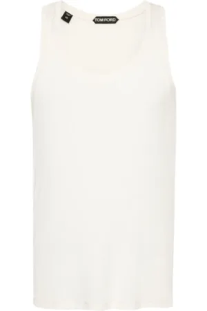 Tom Ford Hombre, Camisetas, Blanco, Talla: S