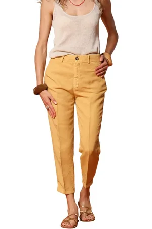 Masons Mujer, Pantalones, Amarillo, Talla: 2XS