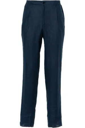 Kiton Hombre, Pantalones, Azul, Talla: 2XL