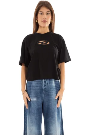Diesel Mujer, Camisetas, Negro, Talla: S