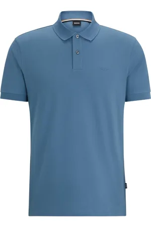HUGO BOSS Hombre, Camisetas, Azul, Talla: XL