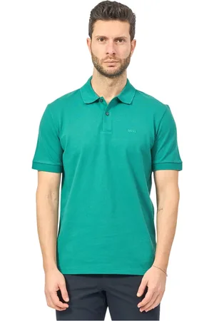 HUGO BOSS Hombre, Camisetas, Verde, Talla: L