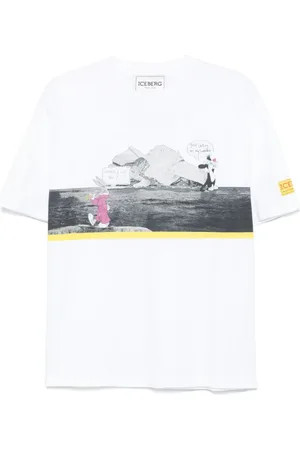 Iceberg Hombre, Camisetas, Blanco, Talla: S