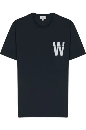 Woolrich Hombre, Camisetas, Azul, Talla: L