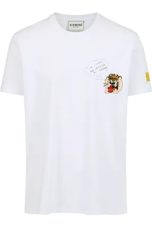 Iceberg Hombre, Camisetas, Blanco, Talla: 3XL