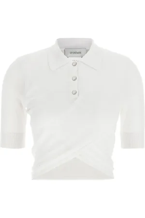 Sportmax Mujer, Camisetas, Blanco, Talla: L