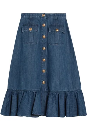 VALENTINO GARAVANI Mujer, Faldas, Azul, Talla: S